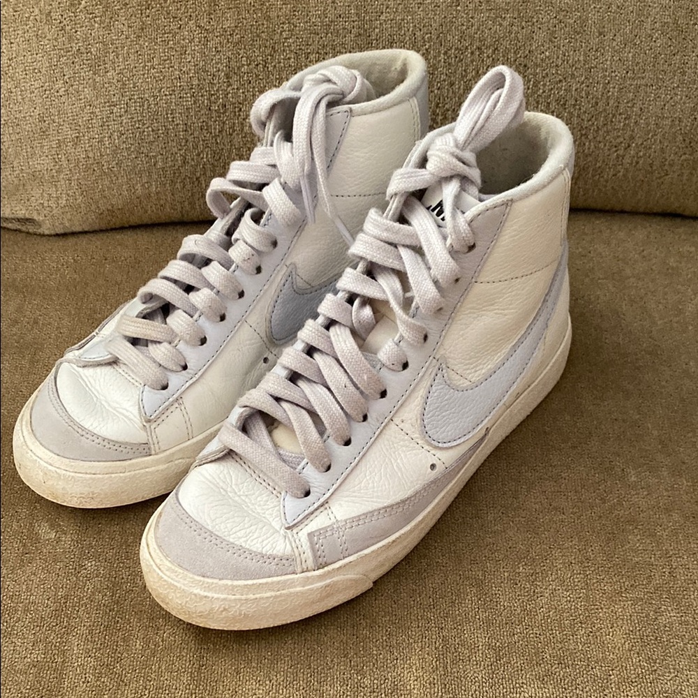 Nike White High-Top Sneakers